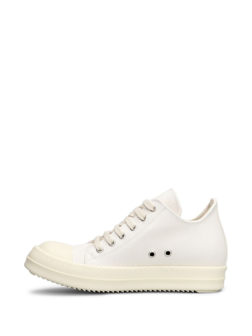 Low Sneakers In Denim DS01F4802DO 4111 CREAM MILK RICK OWENS DRKSHDW 