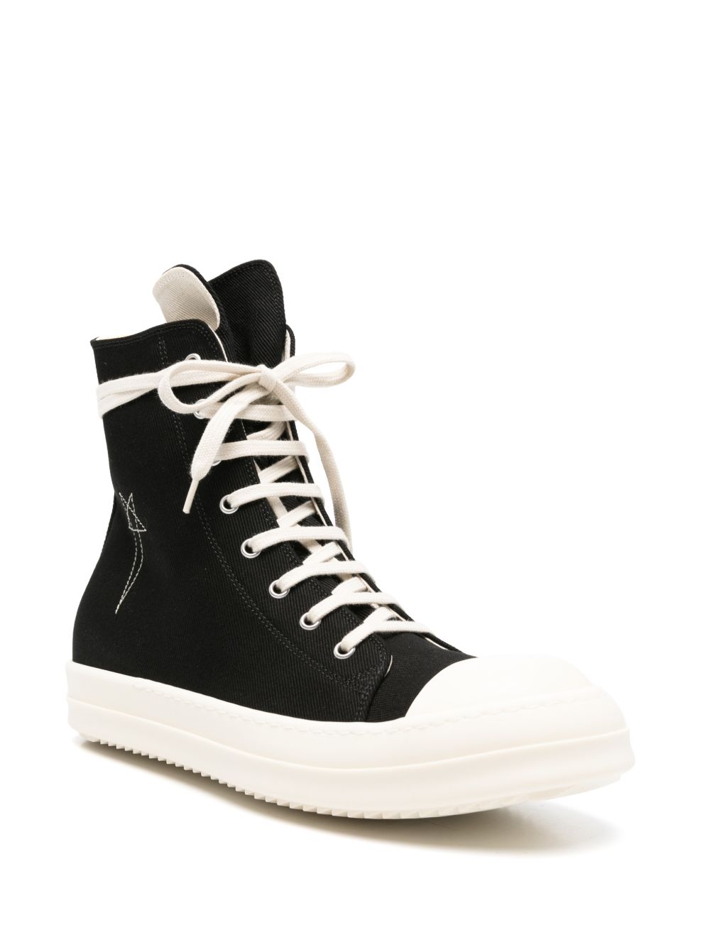 Sneakers In Denim DU01F4800DOEM8 9811 BLACK MILK RICK OWENS DRKSHDW 