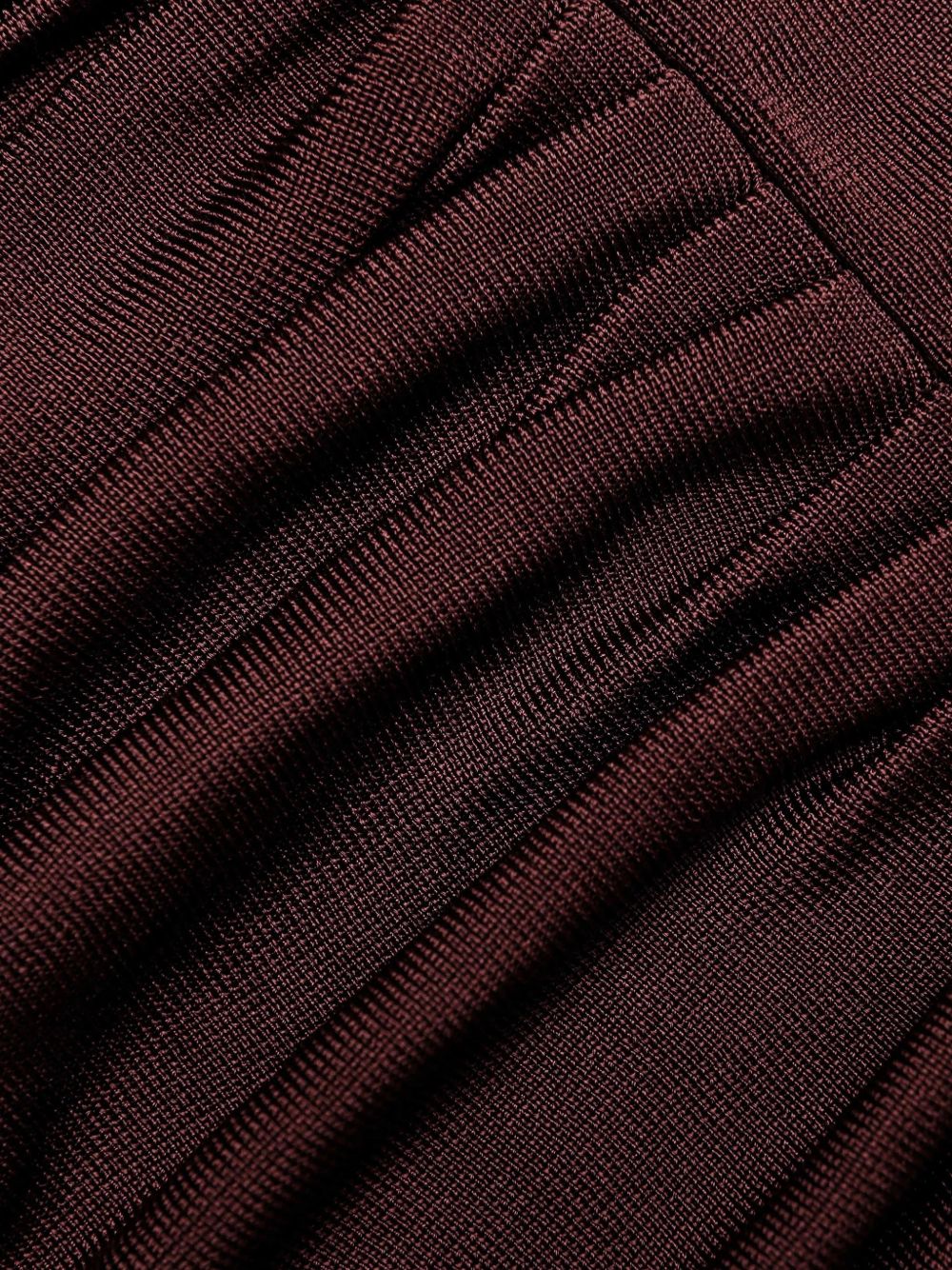 Abito Midi In Maglia Con Drappeggio RS26108MBR BROWN SELF-PORTRAIT 