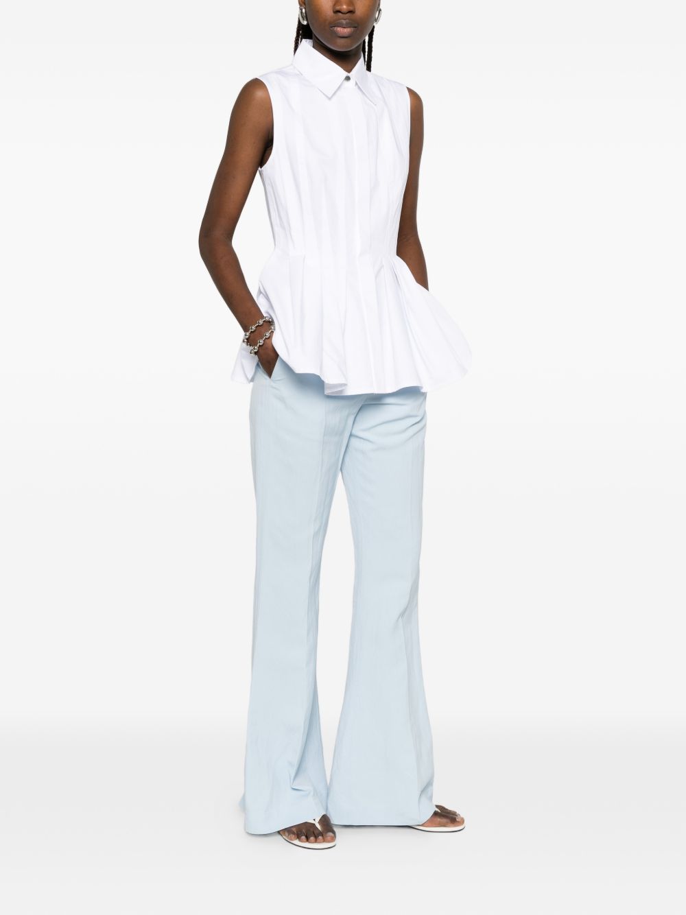 Competo In Viscosa Carta SPXFRAGOLA 002 CELESTE SPORTMAX 
