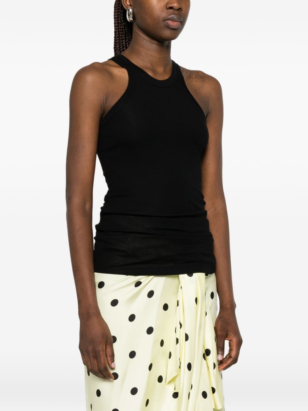 Top In Maglia Misto Seta SPXFUMATO 003 NERO SPORTMAX 