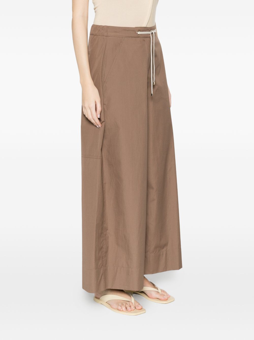 Pantaloni In Popeline SMMGUFO 003 MOU S MAX MARA 