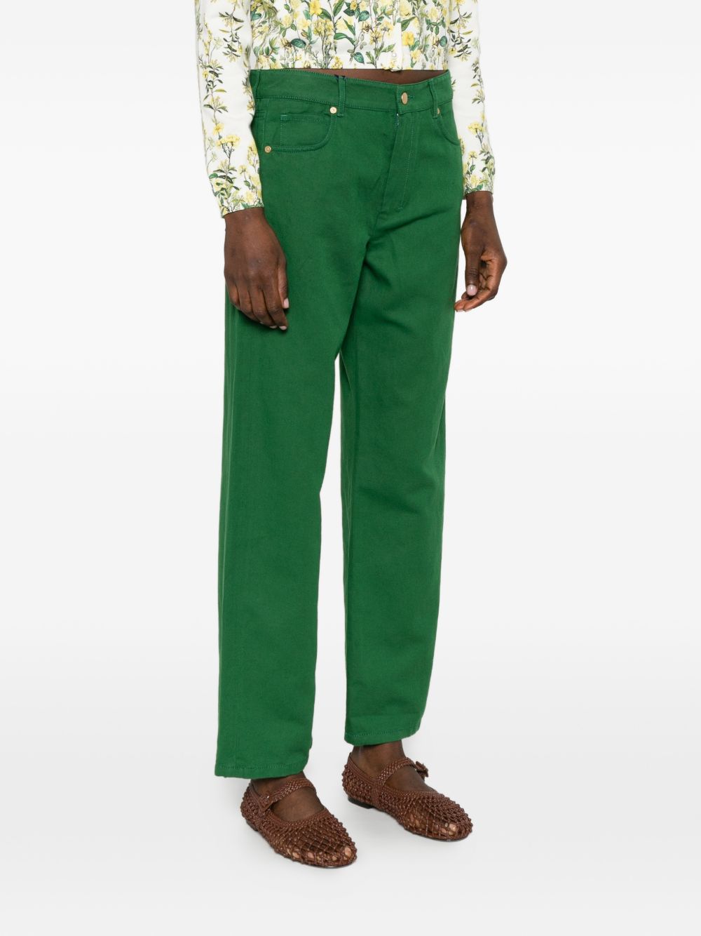 Pantaloni In Drill Di Cotone Leggero SMMONORATA 003 LINFA S MAX MARA 