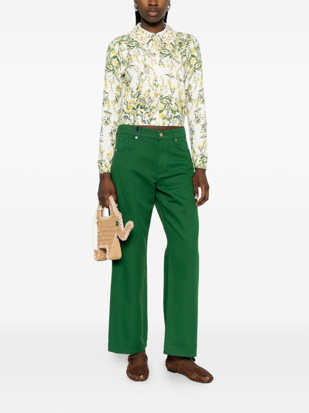 Pantaloni In Drill Di Cotone Leggero SMMONORATA 003 LINFA S MAX MARA 