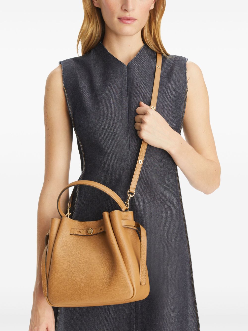 Romy Bucket Bag 166982 227 TIRAMISU TORY BURCH 