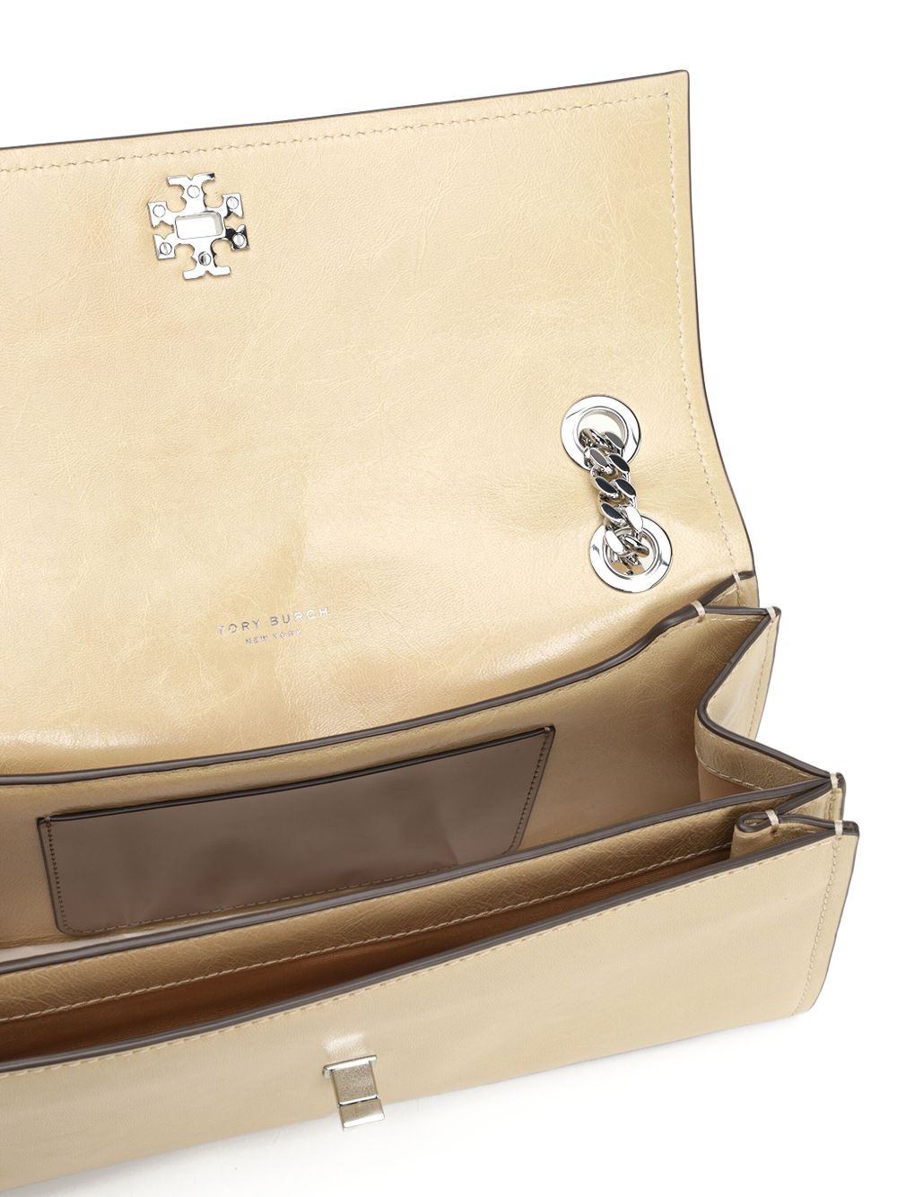 Kira Turnlock Shoulder Bag 169450 200 PRALINE TORY BURCH 