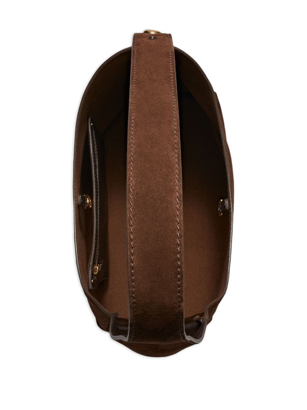 Romy Suede Hobo Bag 175320 201 DARK COCOA TORY BURCH 