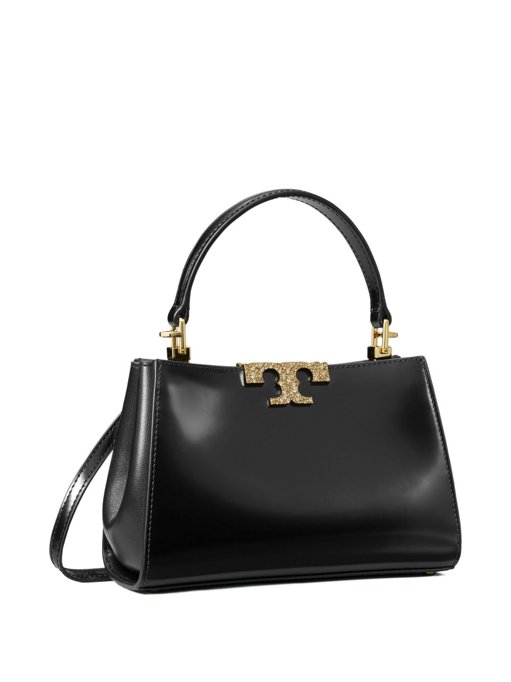 Eleanor Pave Mini Satchel 178257 001 BLACK TORY BURCH 