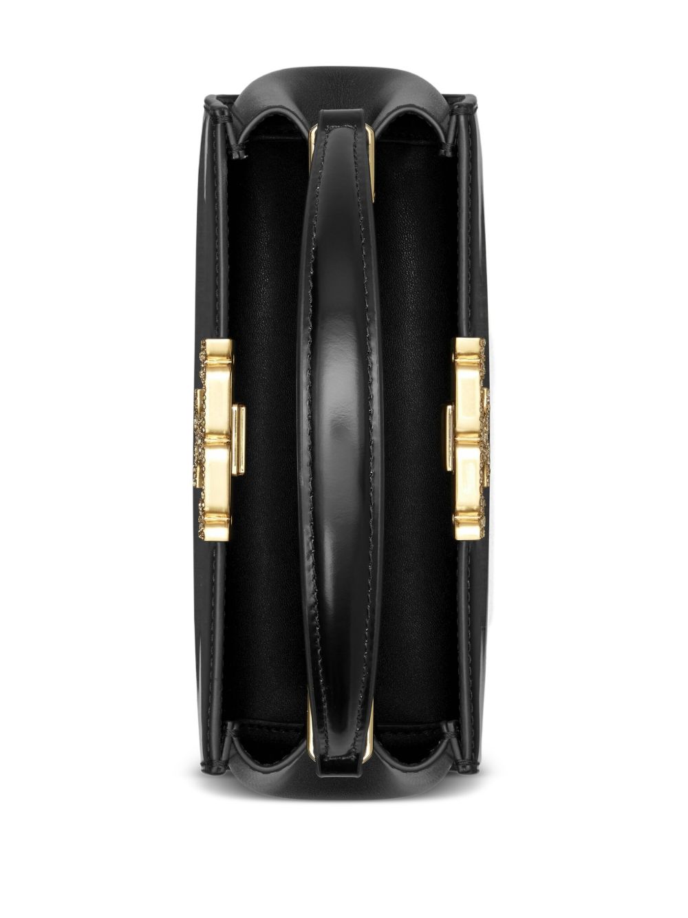 Eleanor Pave Mini Satchel 178257 001 BLACK TORY BURCH 