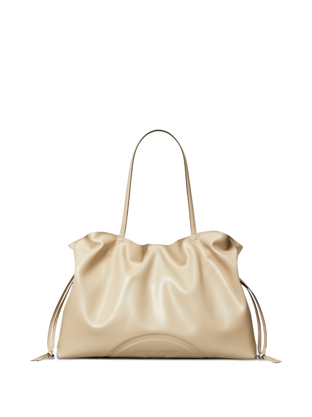 Ella Recycled Drawstring Tote 178767 251 LIGHT STONE TORY BURCH 