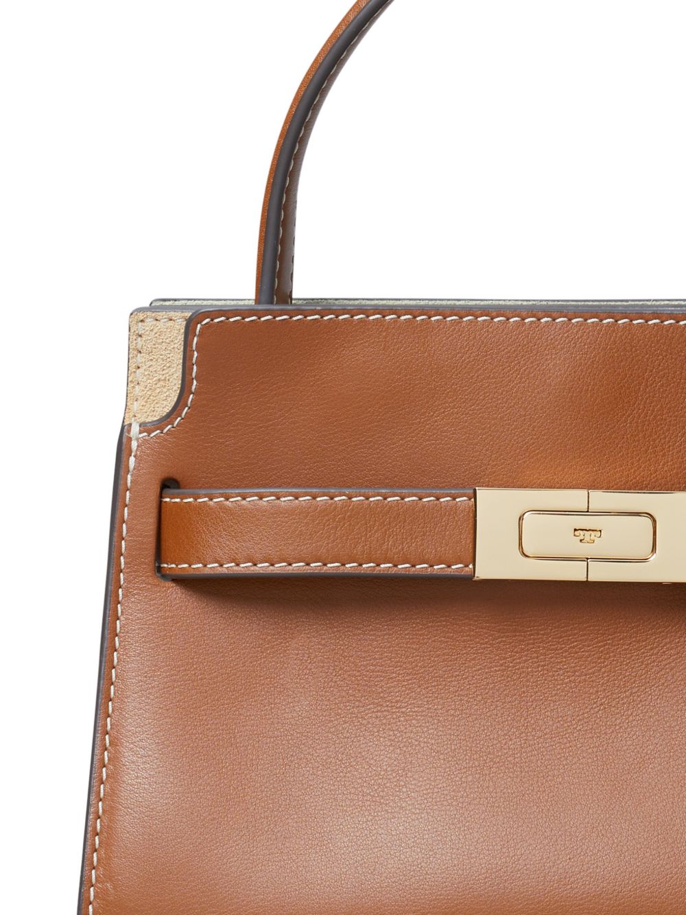 Petite Double Bag 178830 201 AGED TAN TORY BURCH 