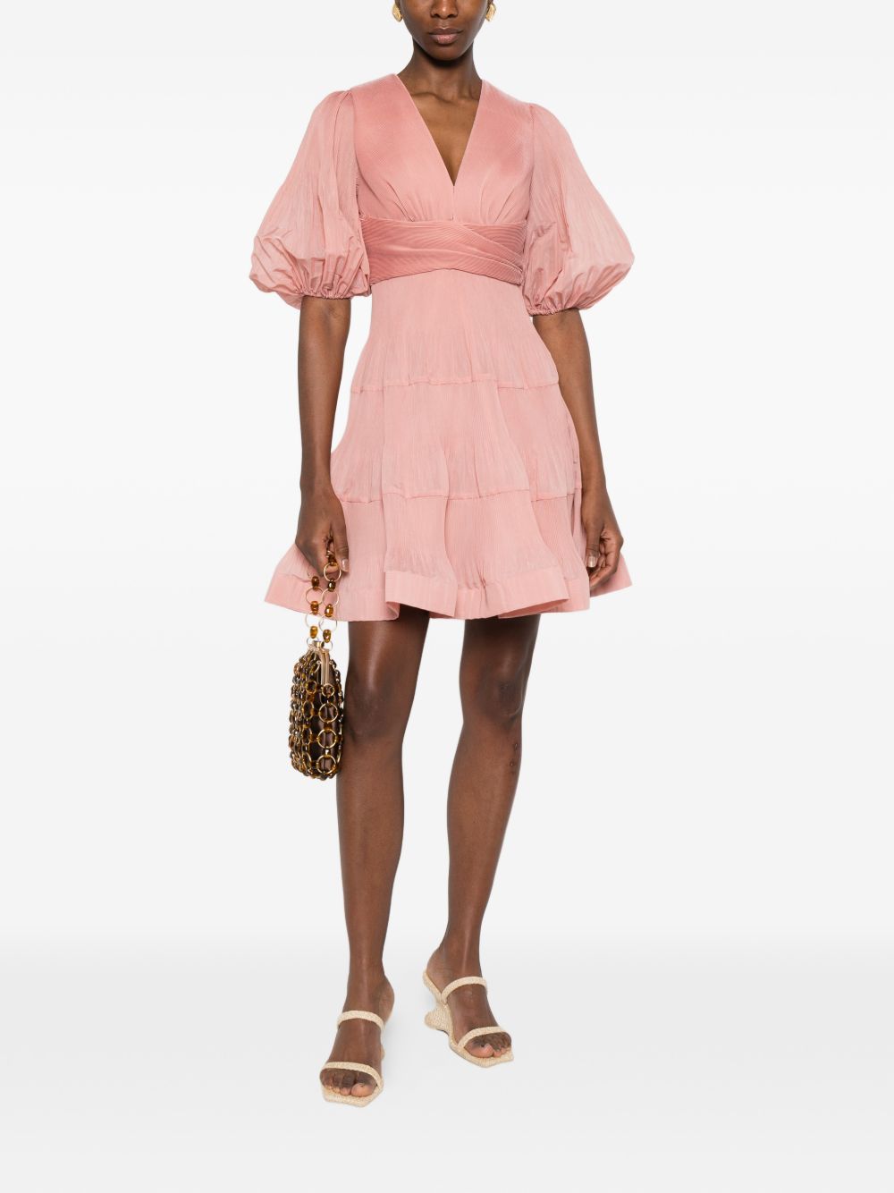 Abito Mini Plissè 3904DS26R DUSTY PINK ZIMMERMANN 