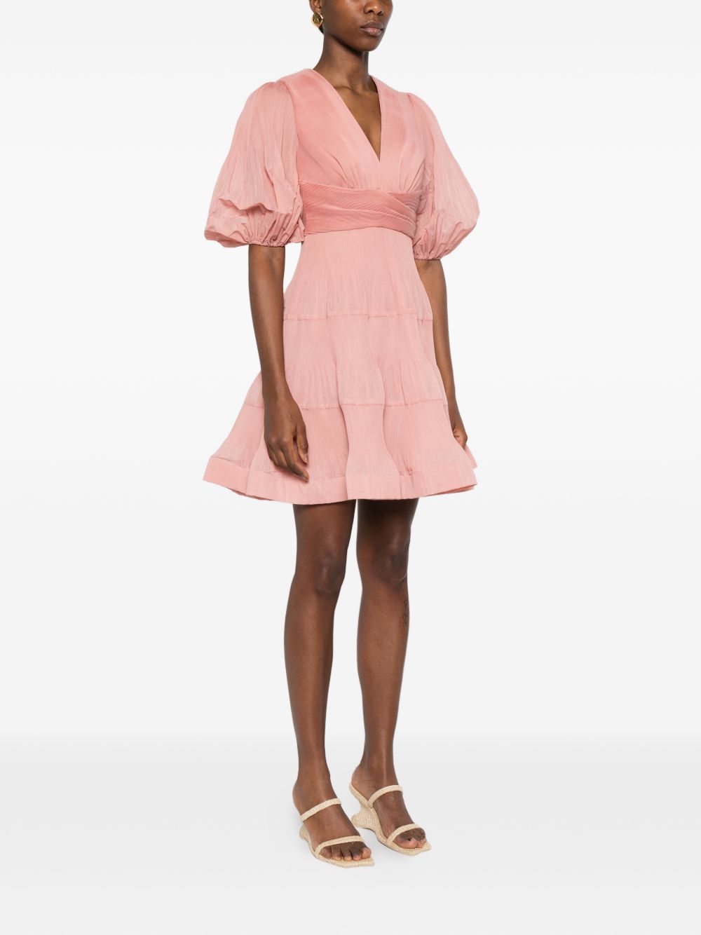 Abito Mini Plissè 3904DS26R DUSTY PINK ZIMMERMANN 
