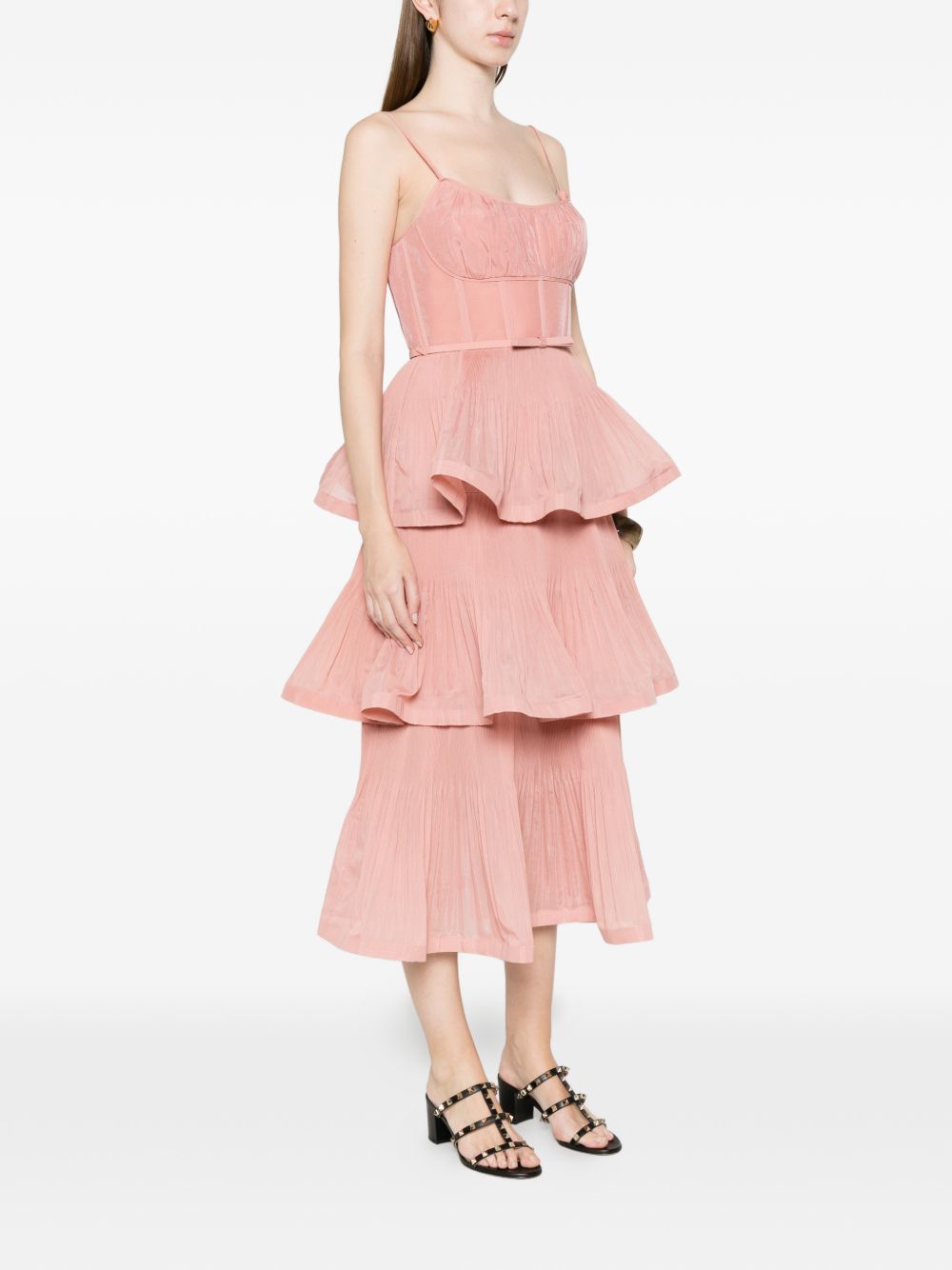 Abito Midi Plissè 6354DS26R DUSTY PINK ZIMMERMANN 
