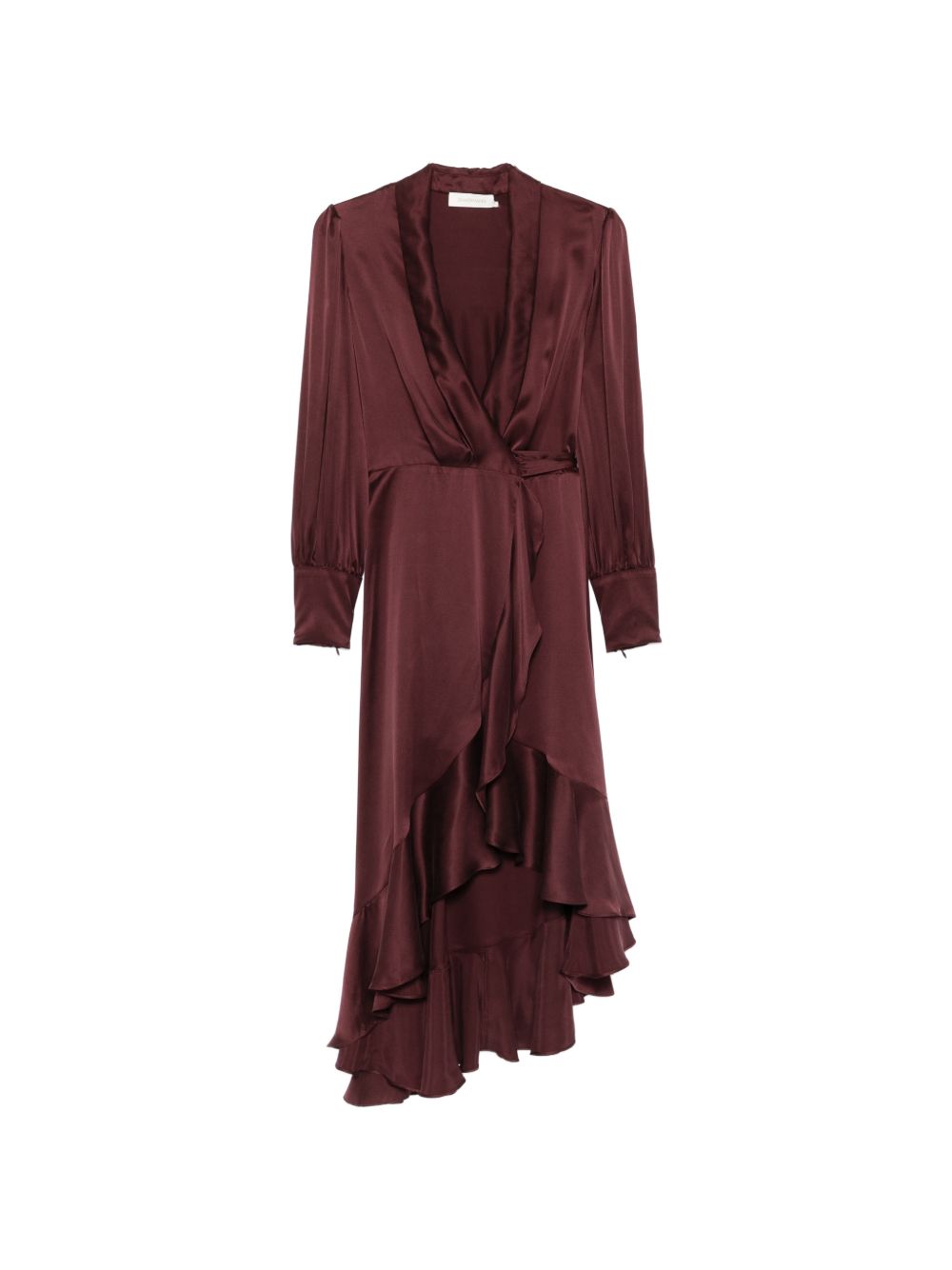 Midi Wrap Dress 8066DS26R MAHOGANY ZIMMERMANN 