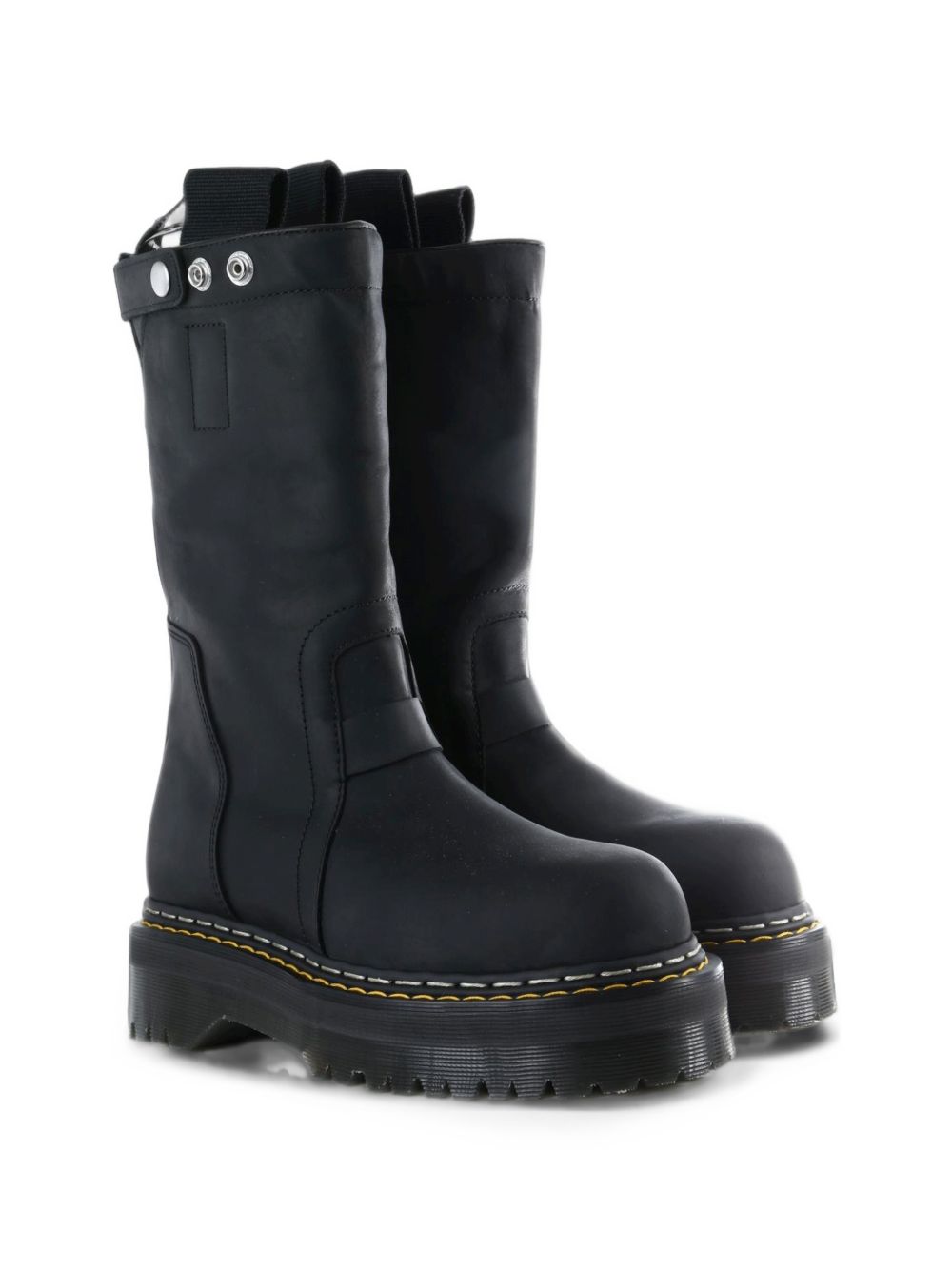 Quad Sole Pull On Boots DM02F1814 09 BLACK RICK OWENS 