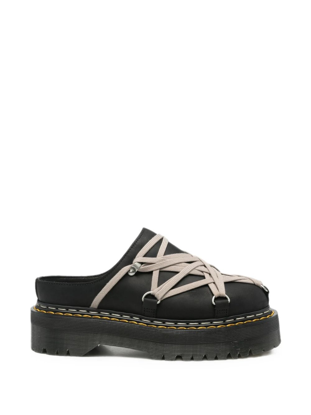 Quad Sole Megalace Mule DM02F1815 09 BLACK RICK OWENS 