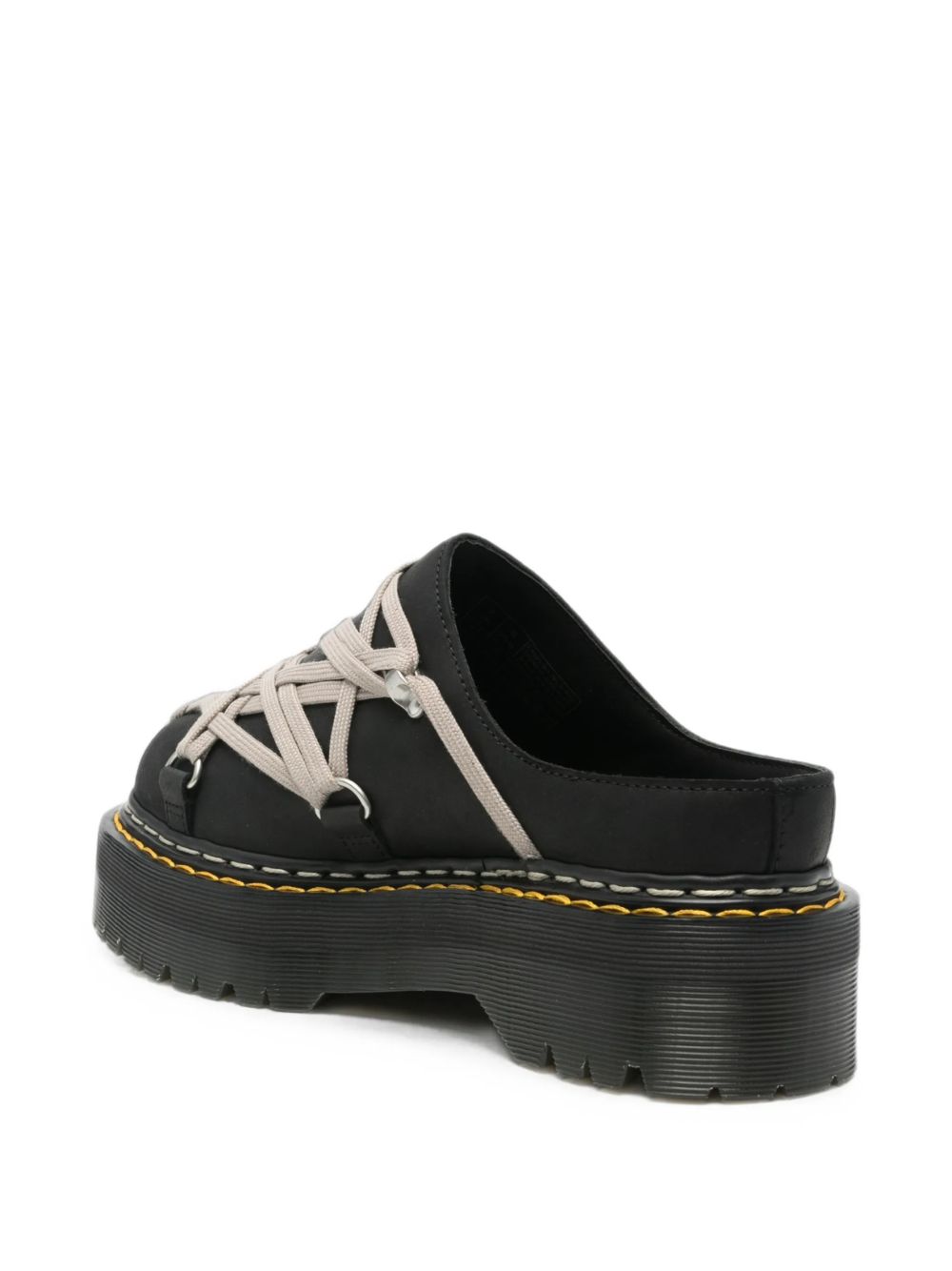 Quad Sole Megalace Mule DM02F1815 09 BLACK RICK OWENS 