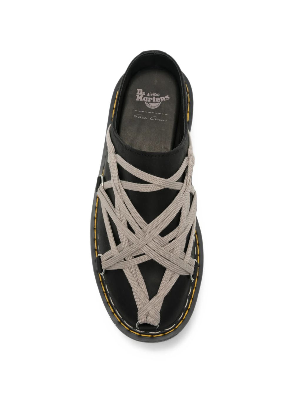 Quad Sole Megalace Mule DM02F1815 09 BLACK RICK OWENS 