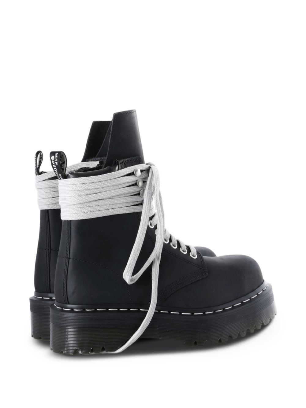 Quad Sole Steel Toe Boot DW02F1813 09 BLACK RICK OWENS 
