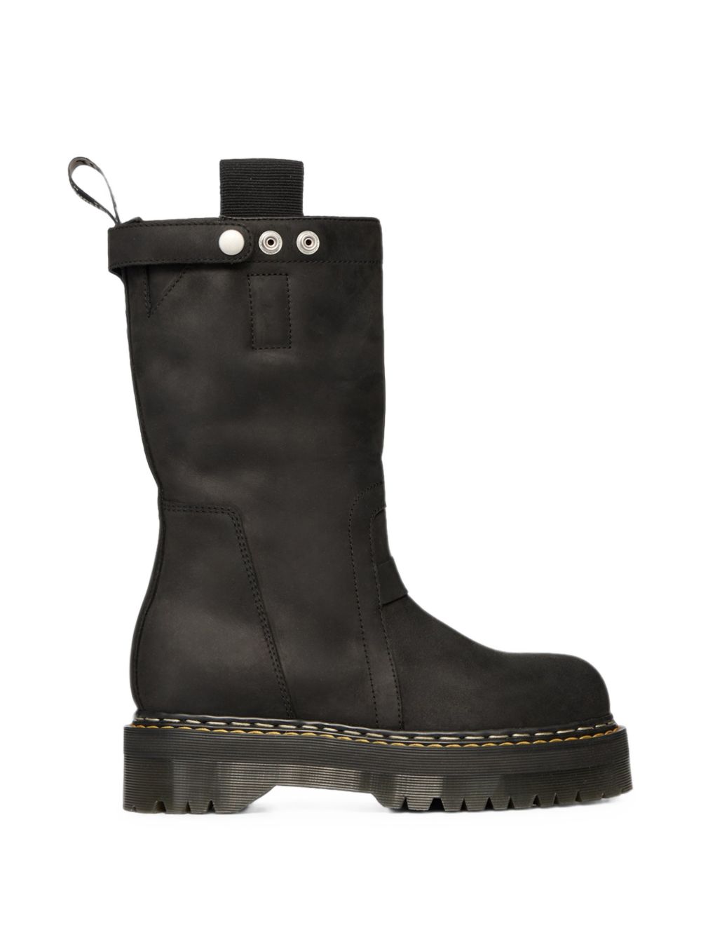 Quad Sole Pull On Boots DW02F1814 09 BLACK RICK OWENS 