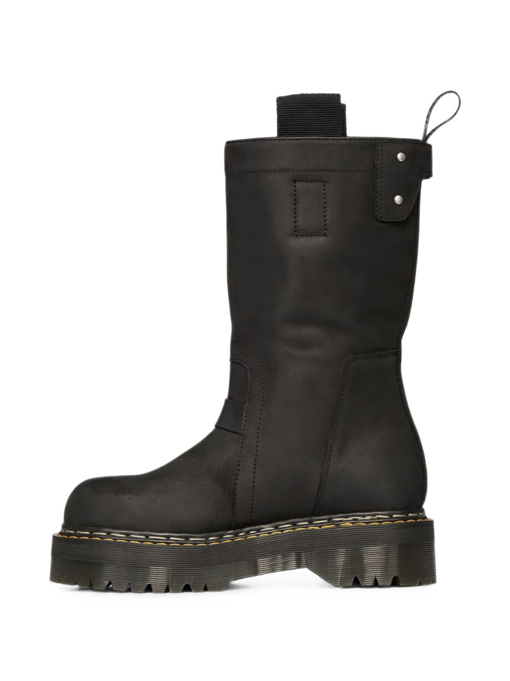 Quad Sole Pull On Boots DW02F1814 09 BLACK RICK OWENS 