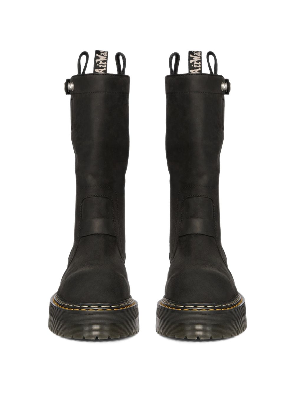 Quad Sole Pull On Boots DW02F1814 09 BLACK RICK OWENS 