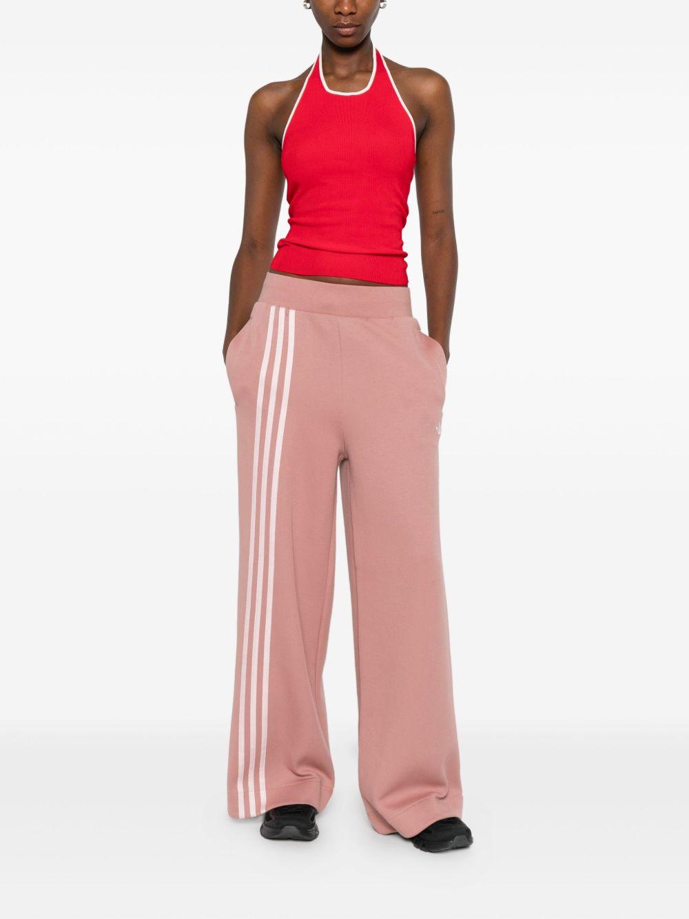 Pantaloni Wide Off Placed 3 Strisce JW3621 PINK ADIDAS ORIGINALS 