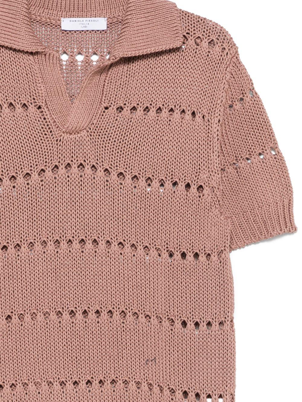 Pullover traforato DF4071 35 DESERT DANIELE FIESOLI 