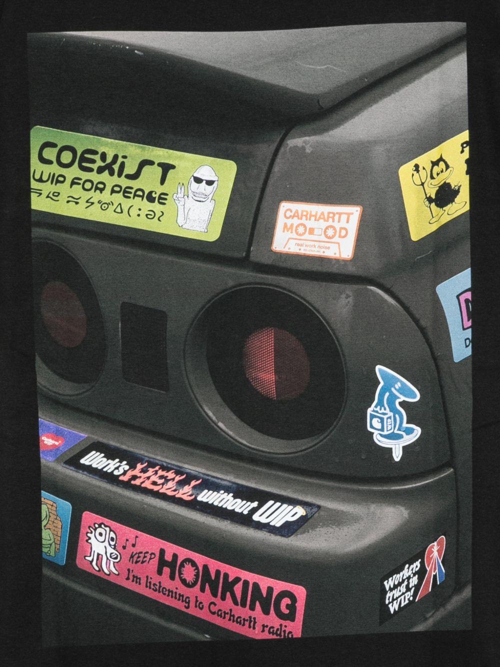 T-shirt a maniche corte Bumper car I036888 89XX BLACK CARHARTT WIP 