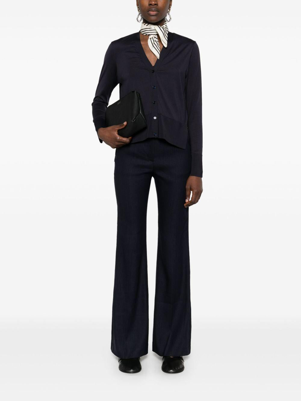 Top con pannelli a contrasto JF009051 0370 NAVY JOSEPH 