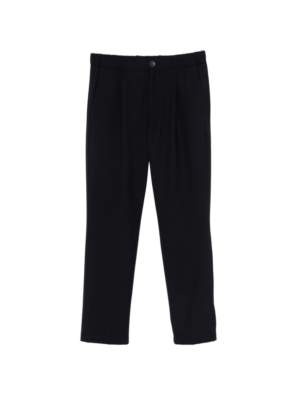 PANTALONI IN LIGHT STRETCH WOOLY PT000163U12808 9200 BLUE NAVY HERNO 