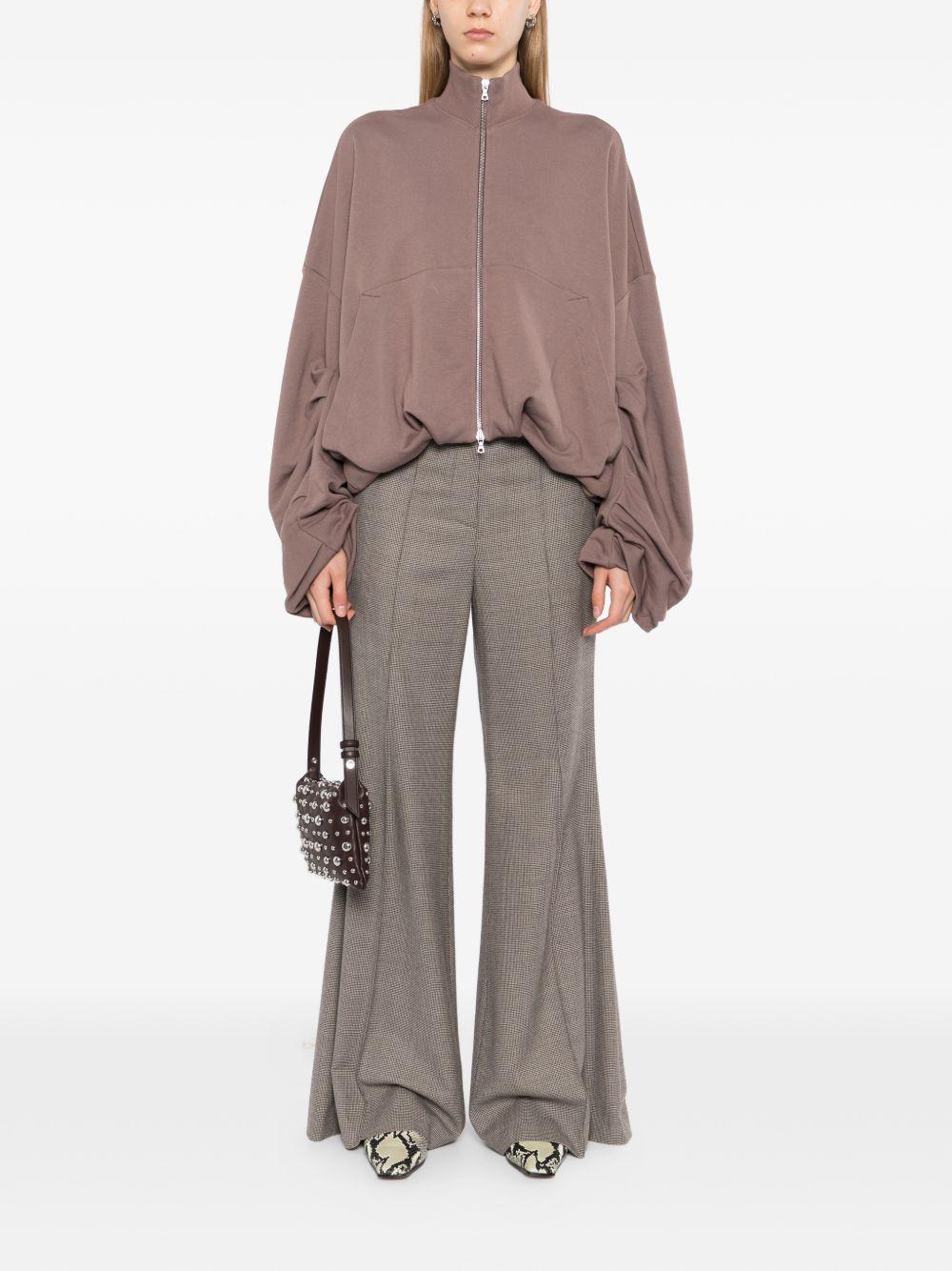 Draped Jersey Jacket HAQUA3610 811 TAUPE DRIES VAN NOTEN 