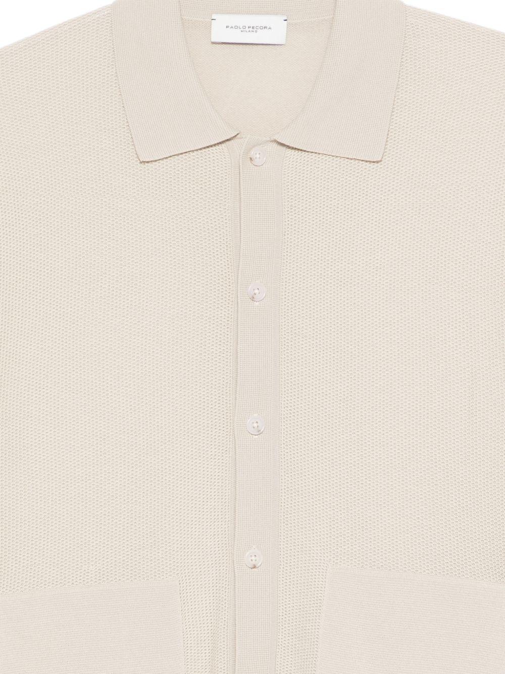Camicia a maniche lunghe in maglia di cotone A026F300 1420 PAOLO PECORA 
