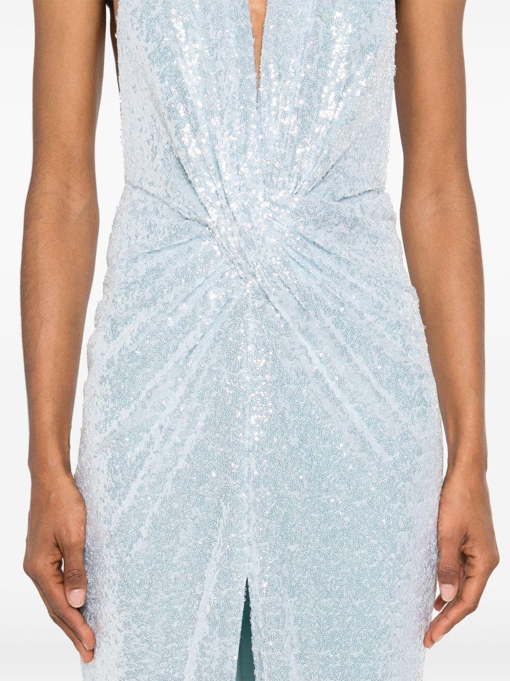 Colette Sequin Long Dress SS2275 POWDER BLUE COSTARELLOS 