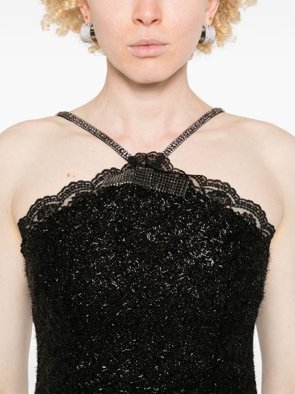  AW24019SAB BLACK SELF-PORTRAIT 