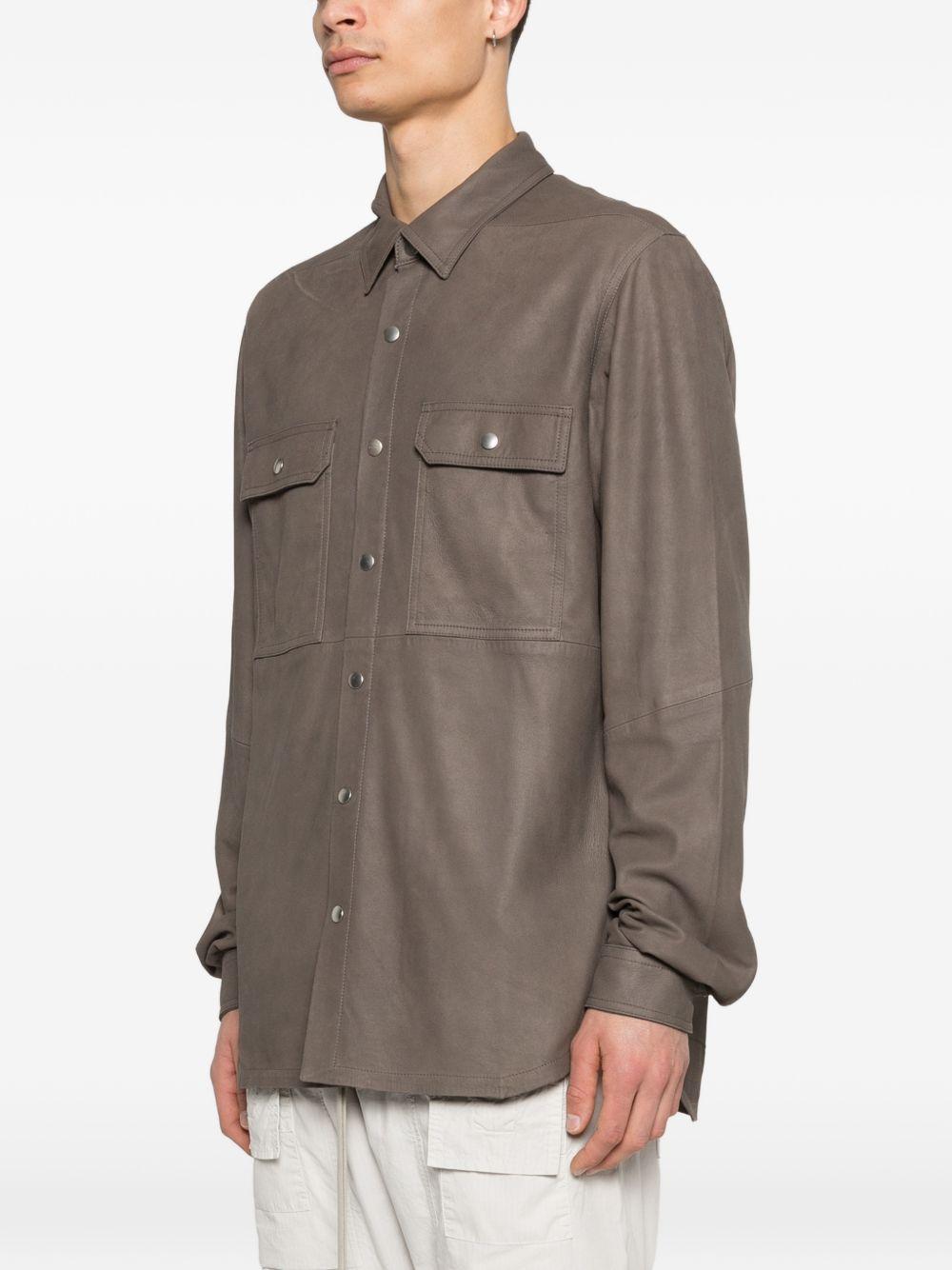 Giacca con tasche RU01F2729LBF 34 DUST RICK OWENS 