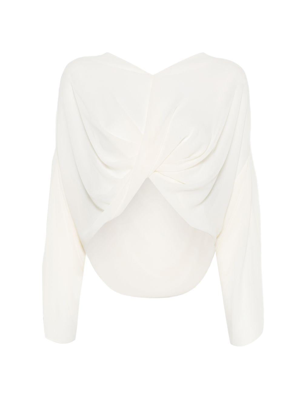 Blusa Twist S52NH0039M35468 102 MM6 MAISON MARGIELA 