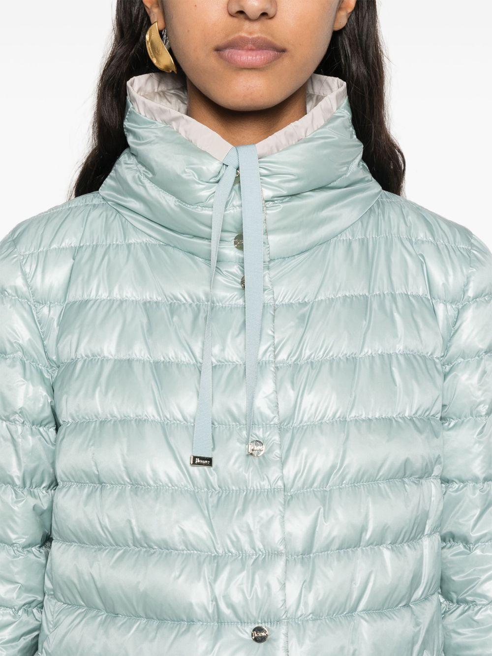 Cappa Reversibile in Nylon Ultralight PI001846D12017Z 9094 Azzurro/Ghiaccio HERNO 