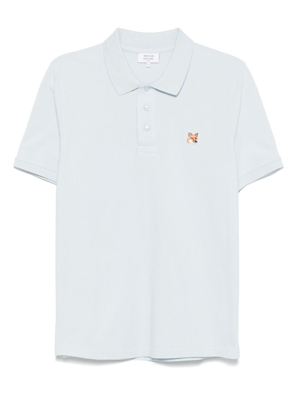 Fox Head Patch Regular Polo LM00208KJ7002 P476 INK BLUE MAISON KITSUNE 
