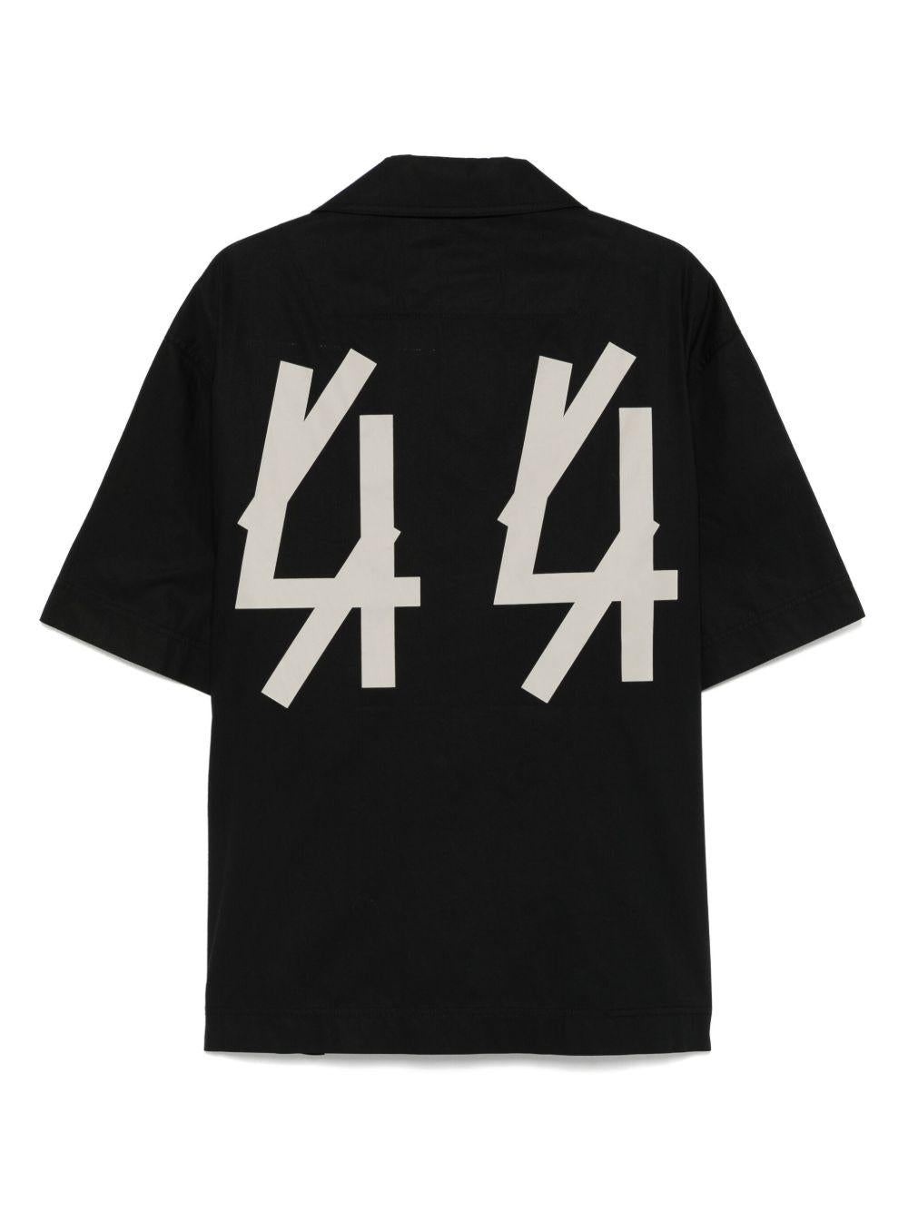 44 Shirt B0030563FA579 P396 BLACK WHITE 44 LABEL GROUP 