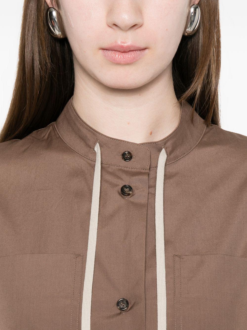 Giacca In Popeline Puro Cotone SMMALI 003 MOU S MAX MARA 