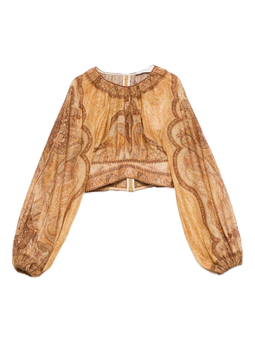 Corpetto Wanderlust 6436TRS262 TAPESTRY MUSTARD ZIMMERMANN 