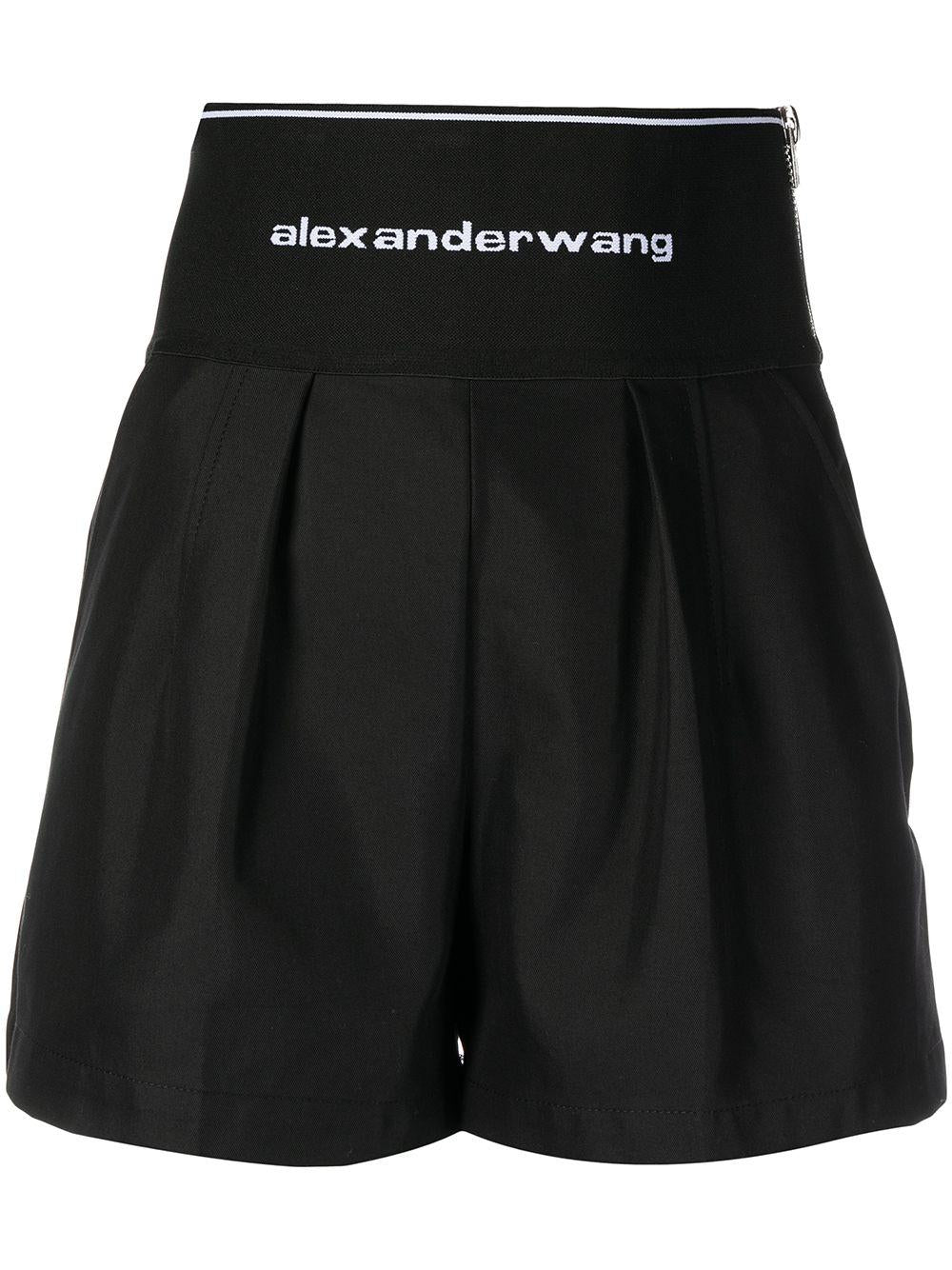 Safari Short in cotton tailoring 1WC1224450 001 BLACK ALEXANDER WANG 