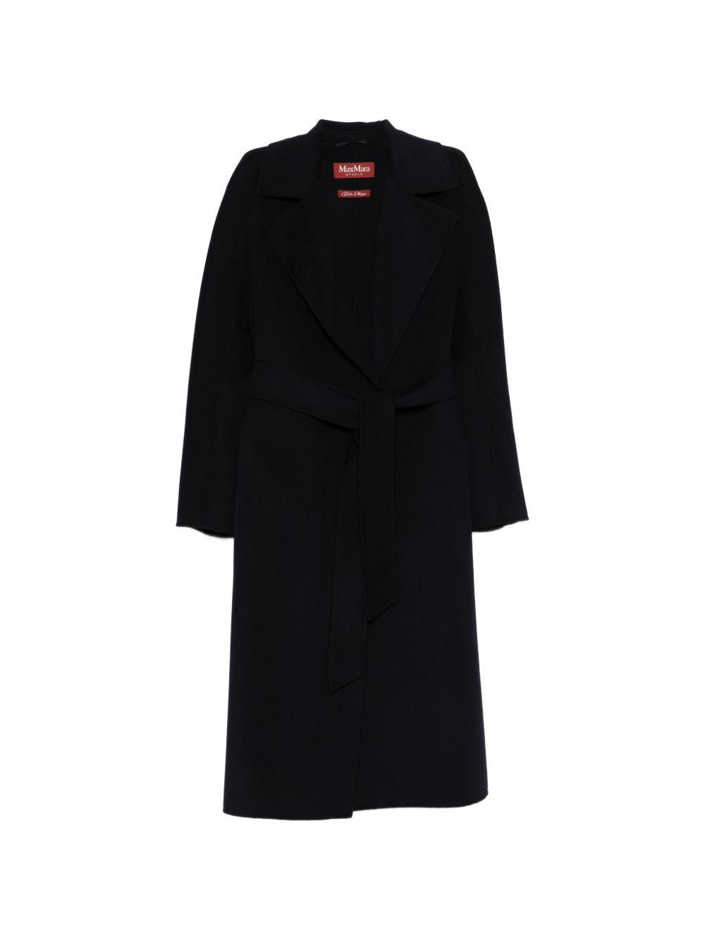 Cappotto In Doppio Drap Di Lana MSTCLES 006 BLUE MAX MARA STUDIO 