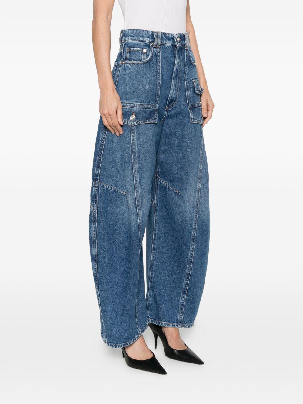 Jeans In Puro Cotone Trattato In Capo SPXVIOLINO 005 MEDIO VINTAGE SPORTMAX 