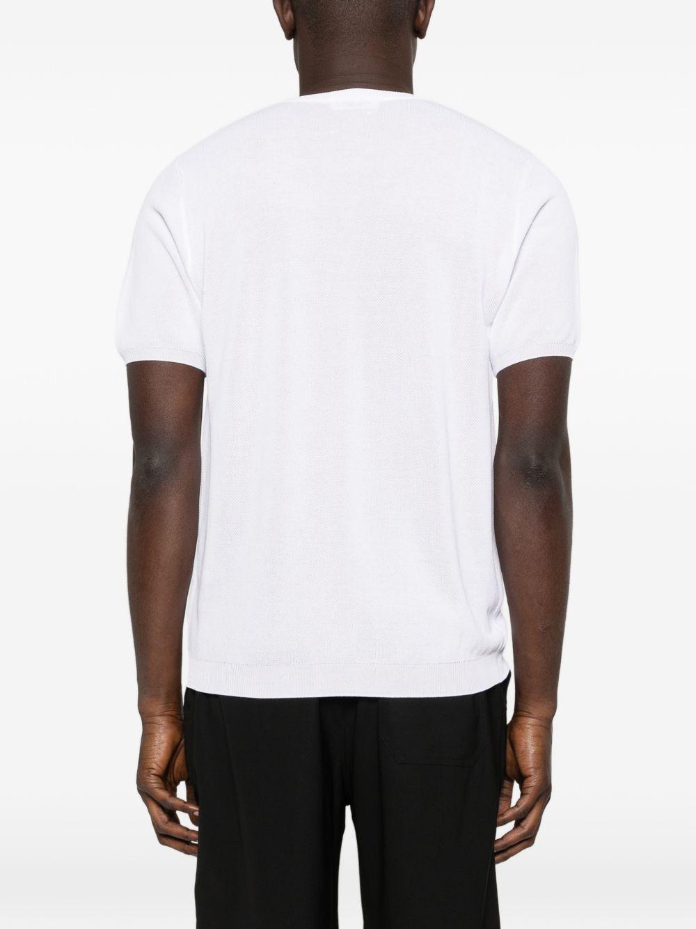 T-shirt girocollo in cotone 261MYA16121 01 NATURAL ROBERTO COLLINA 