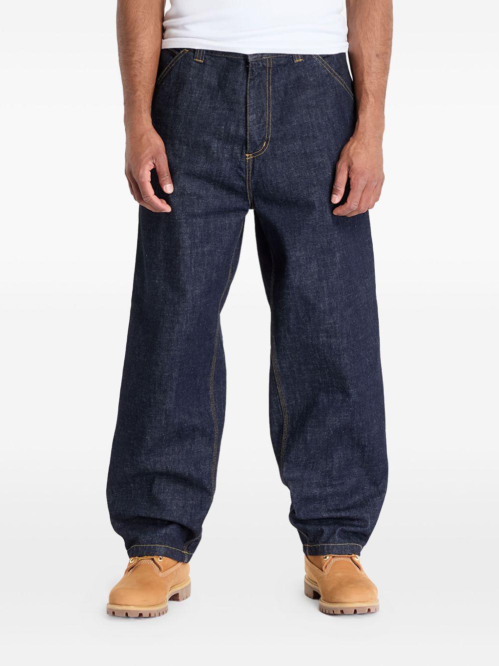OG Double Knee Pant I034871 0102 BLUE RINSED CARHARTT WIP 