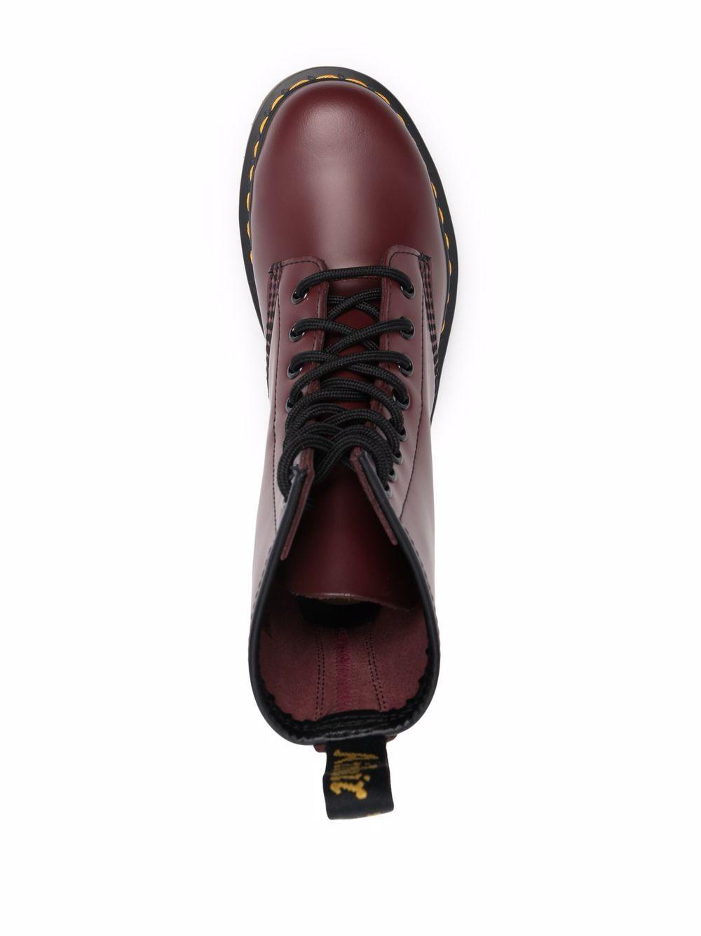 Stivali stringati 1460 in pelle smooth 11822600 CHERRY RED DR. MARTENS 