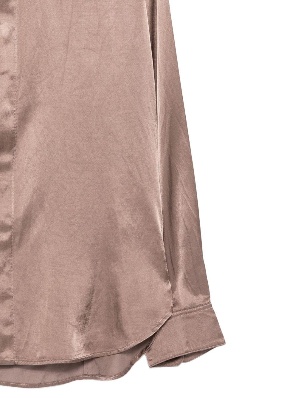 Satin Shirt CARVIES3277 301 OLD ROSE DRIES VAN NOTEN 